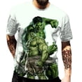 thumbnail image 2 of Disney's marvel hulk Männer Fitness Kurzarm 3d camiseta Sommer neue Kinder Junge Cartoon Held übergroße benutzer definierte Hip-Hop-Tops 100-xs xuanjing unisex, 2 of 2