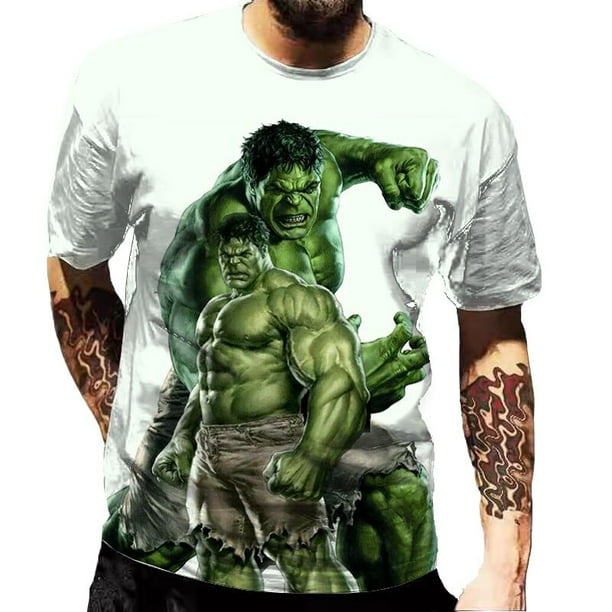Disney's marvel hulk Männer Fitness Kurzarm 3d camiseta Sommer neue Kinder Junge Cartoon Held übergroße benutzer definierte Hip-Hop-Tops 100-xs xuanjing unisex