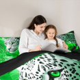 thumbnail image 5 of Castle Fairy Teens Adults Floral Leopard 3 Pieces Queen Comforter Set,Woodland Animal Cheetah Ultra Soft Bedding Sets,Chic Flowers Rose Bedding Comforter Set Breathable,Luxury Bedroom Decor, 5 of 8