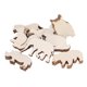 thumbnail image 2 of Juego de 48 piezas de rodajas de madera con forma de animales para hacer adornos y decoraciones de bricolaje, perfecto para que los niños y los amigos creen de forma creativa con la, 2 of 8