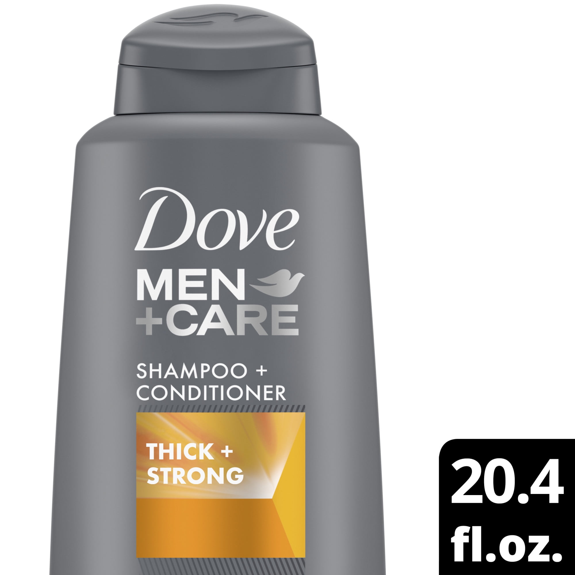 Dove Men+Care Thick and Strong 2-in-1 Shampoo Plus Conditioner 20.4 fl oz -  Walmart.com