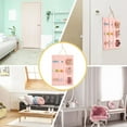 thumbnail image 6 of 2 pc 2 Pcs Hair Claw Clip Organizer Holder 30.7x13.78 Inch Hair Accessories Hanging Storage Wall Hanging Hair Clip Stand Felt Hair Claw Clips Holder for Lady Store over 20 Hair Clips Pink, 6 of 6