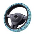 thumbnail image 4 of Naloa Flying Swallows Elastic Steering Wheel Cover, Auto Steering Wheel Cover – 15 Inch , Comfortable Grip, Fit Suvs,Vans Cars,Trucks, 4 of 8