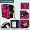 thumbnail image 5 of Small Wallet For Women Bifold Leather Pocket Coin Credit Card Holder With RFID Blocking Small Dark Black, 5 of 6