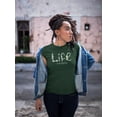 thumbnail image 2 of Life Is Beggining Daisies T-Shirt Women -Image by Shutterstock, Female XX-Large, 2 of 4