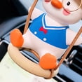 thumbnail image 5 of Espejo retrovisor con forma de pato oscilante, decoración Interior, colgante para coche, accesorios para colgar, uniforme azul, 5 of 5