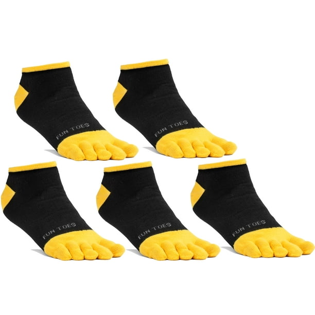 Fun Toes FUN TOES Men Toe Socks Barefoot Running Socks Size 612