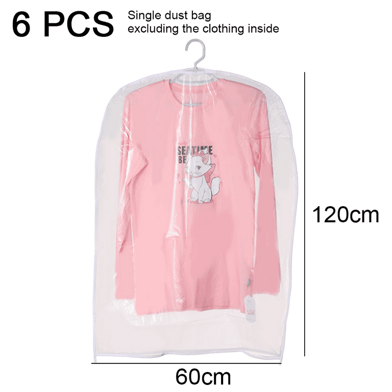 Garment Bags for Hanging Clothes Travel Clear Garment Bag for