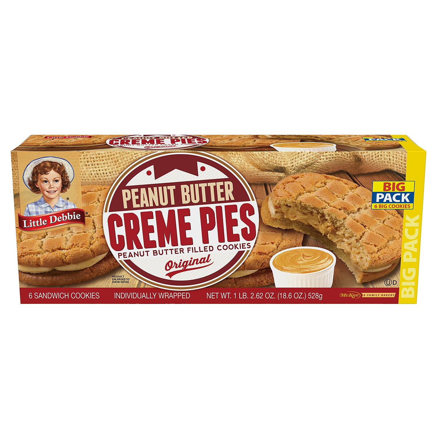 Little Debbie Peanut Butter Crème Pies (3.1 oz./ 6 pk.)