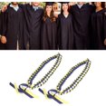 thumbnail image 4 of HUGFEGWE Colorful Ribbon Leis Necklace, Stylish & Versatile Graduation Accessory U2536-25833, 4 of 9