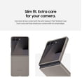 thumbnail image 3 of Funda para teléfono Samsung Galaxy Z Flip7 Kindsuit, funda protectora con tacto texturizado, forro interior suave, versión estadounidense, color topo, 3 of 8