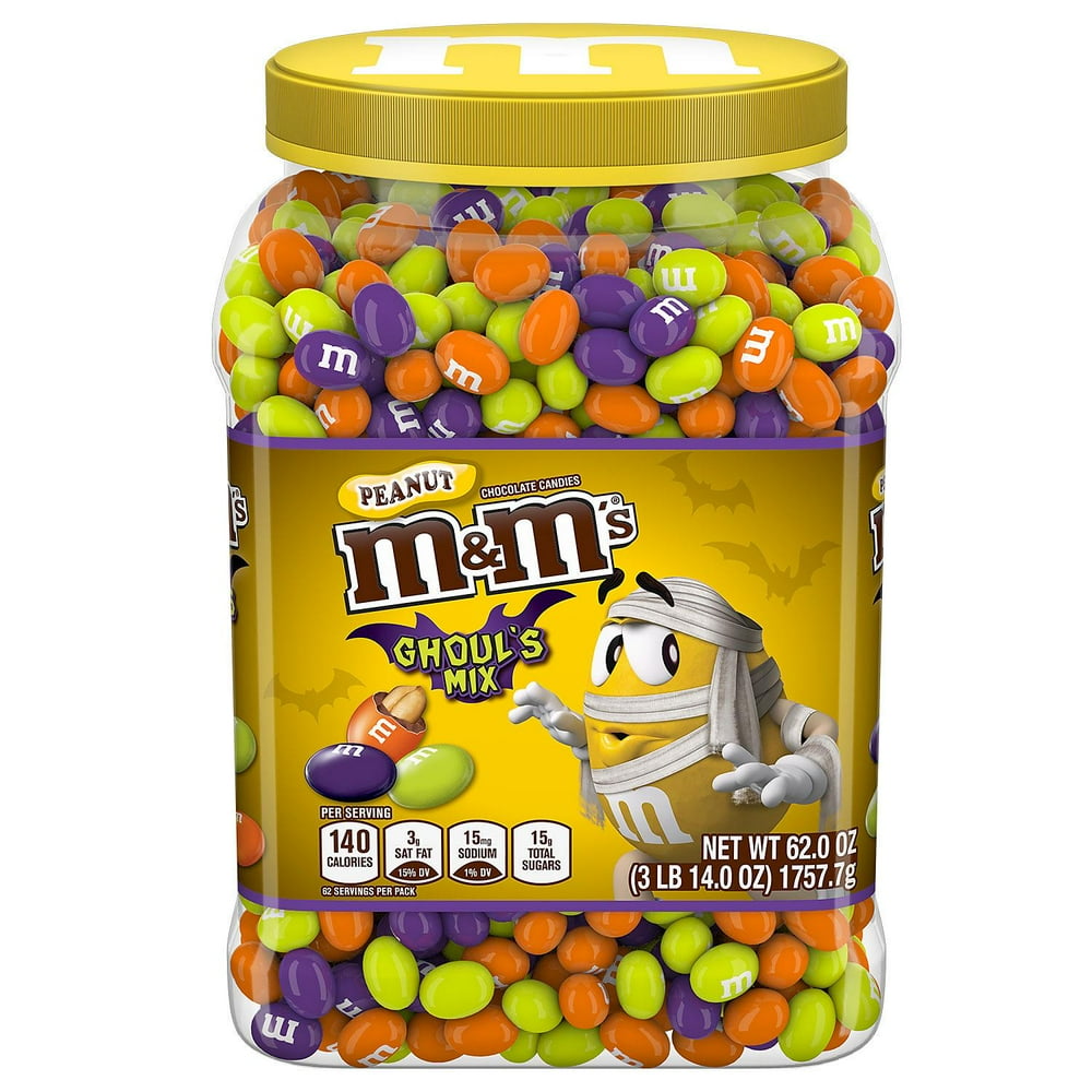 M&M'S Ghoul's Mix Peanut Chocolate Halloween Candy (62 oz.) Walmart