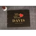 thumbnail image 4 of Darling Souvenir Personalized Engraved Laser Cut Wedding Guest Book Wooden Cover Sign-in Book Registry Guestbook Scrapbook-88, 4 of 7