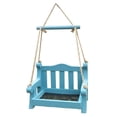 thumbnail image 2 of Comedero Para Pájaros Columpio Colgante Comedero Para Pájaros Silla De Madera Forma Columpio Comedero Para Pájaros Para Alféizar De Ventana Árbol Yuarrent PT002366-03, 2 of 6