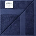 thumbnail image 5 of Silverlinings Bath Towels Set 600 GSM 100% Cotton-6 Towel Set-2 Bath Sheets, 2 Hand Towels for Bathroom, and 2 Wash Cloths Premium, Ultra Absorbent , Super Soft and Plush - Blue Bath Towels, 5 of 9