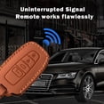 thumbnail image 4 of Key Fob Cover Compatible with Toyota Camry RAV4 Highlander Hatchback Corolla Avalon C-HR Prado Prius GT86 4Runner 2019-2024 3 Button Keychain Case Holder Protector,3 Buttons B Orange, 4 of 8