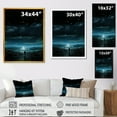 thumbnail image 4 of Designart "Interstellar Molecular Cloud in Green and Black" Astronomy & Space Canvas Wall Art - Global Black Planets Bedroom Canvas Wall Art, 4 of 6