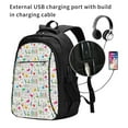 thumbnail image 2 of Salouo Chemical Flasks And Test Tubes Pattern Extra Large Travel Laptop,Backpack with USB Charging Port College Backpack Business Work Bag Casual Daypack Fits for Men & Women, 2 of 7