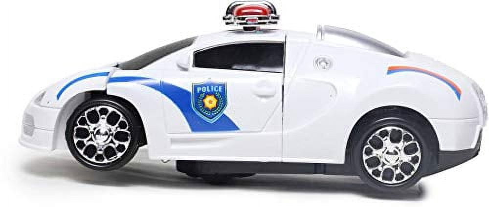 WonderPlay All About Action! Transformable Car With Light + & Sound - White