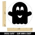 thumbnail image 2 of Ghost Smiling Halloween Self-Inking Rubber Stamp Ink Stamper - Lime Green Ink - Mini 1/2 Inch, 2 of 7