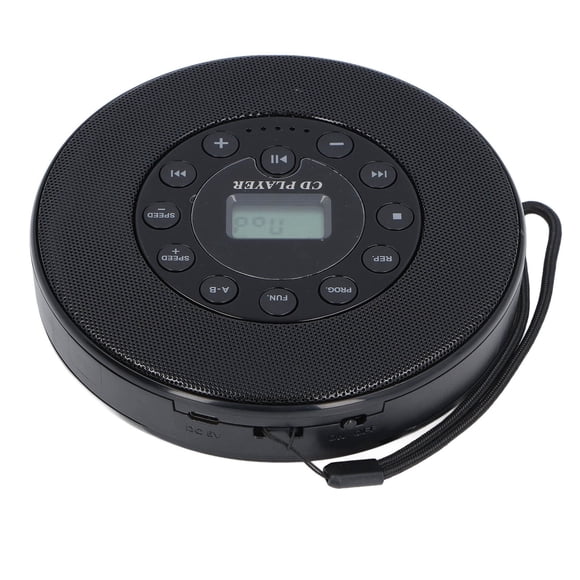 Reproductor De CD Portátil, Reproductor De CD Bluetooth Con Altavoces, Batería Recargable De 2000 MAh, USB Y Salida Auxiliar De 3,5 Mm, Antideslizante, Compatible Con CDRW, MP3