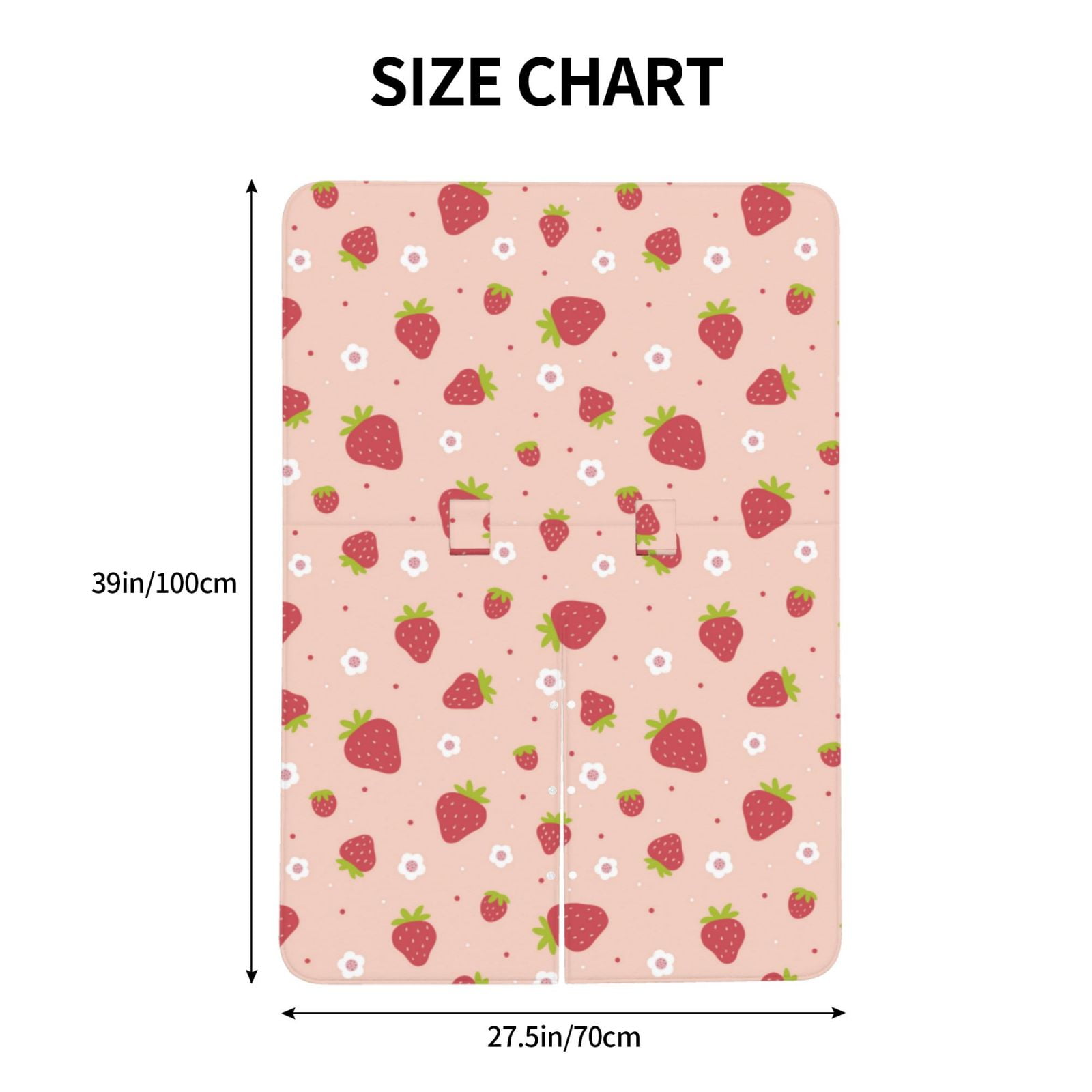 Naloa Strawberries Baby Car Seat Cover, Breathable Baby Carrier Cover, Multiuse Baby Carrier Cover & Nursing Breastfeeding Cover