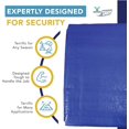 x 8' Waterproof Tarp Medium Duty Reversible Blue/Silver