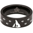 thumbnail image 5 of Wolf and Cub Tungsten Carbide Ring, 5 of 9