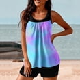 thumbnail image 6 of Otvok Two Piece Tankini Swimsuits for Women Bathing Suit with Shorts Athletic Two Side Pockets Swimwear, 6 of 6