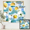 thumbnail image 4 of Designart 'Wild Spring White Chamomile Flowers' Traditional Framed Canvas Wall Art Print, 4 of 5