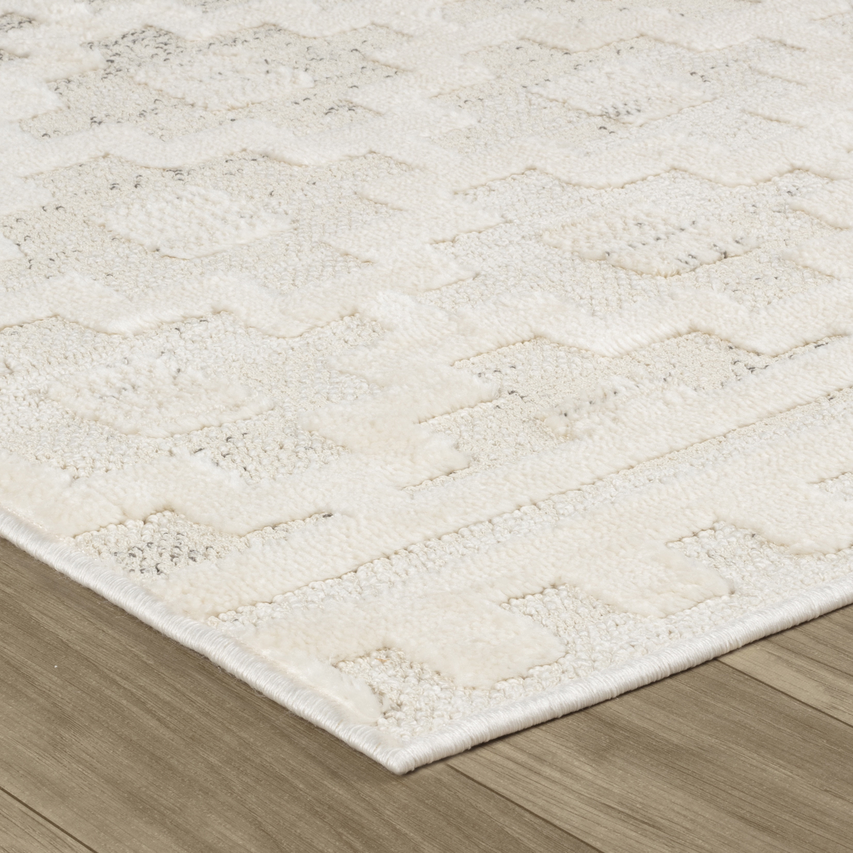 Rug Branch Astra Modern Indoor Area Rug, Beige Cream, Abstract - Living Room, Bedroom, Dining Room