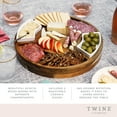 thumbnail image 3 of Twine Rotating Charcuterie Board with Ceramic Dishes, Cheese Tray, Set of 1, 3 of 9