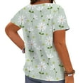 thumbnail image 2 of CLOOCL Women Blouse Elegant and Fresh Daisy Short Sleeve Shirts Y2k Top Oversized, 2 of 6