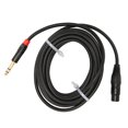 thumbnail image 5 of Cable de micrófono XLR hembra de 8m a TRS de 6,35mm Cable de interconexión de señal equilibrada Cable de micrófono para guitarra eléctrica, 5 of 5