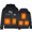 02_Black, variant on HNMKIU USB Heated Zip Up Hoodie for Men and Women Winter Hooded Sweatshirt with Five Heating Constant Temperature for Warmth 02_Black,L