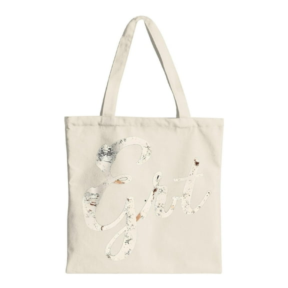 Stylish Cream Canvas Tote Bag with ' Got ' Design - Multifunctional Reusable Shopping Bag for Parties Travel & Everyday Use
