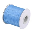 thumbnail image 1 of Unique Bargains Beading Thread Bracelet Weave Bead Craft Cord 0.5mm 159M/Roll (173-Yards) Decorative String, Light Blue, 1 of 7