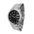 thumbnail image 2 of Reloj De Caballero Extensible de Acero Inoxidable Steiner 44 mm Bisel Plateado Fondo Negro, 2 of 3