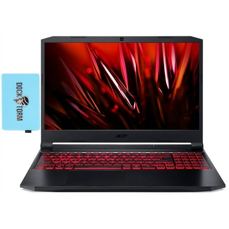 acer Nitro 5 Gaming Laptop 15.6" FHD 144Hz IPS (Intel i7-11800H 8-Core, 8GB RAM, 1TB PCIe SSD, GeForce RTX 3050 Ti 4GB, Backlit KYB, WiFi 6, Win 11 Home) with Dockztorm Dock
