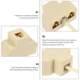thumbnail image 5 of 4pcs Telephone Junction Box 3 Way Splitter Distributor, 5 of 6
