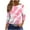 Pink Plus Size Blouse for Women_w, variant on CYMMPU Tunic Tops 3/4 Sleeve Floral Pattern Loose Fit Blouses for Women Dressy Casual Summer Fashion Shirts Round Neck Spring Tops Lightweight Basic T-Shirts Yellow XXXL