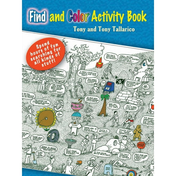 Dover Kids Activity Books Find and Color Activity Book, (Paperback)
