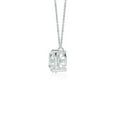 thumbnail image 2 of ANGARA IGI Certified Lab Grown 1.15 Ct Diamond Pendant for Women in 14K White Gold (Size-8x6mm|Color-F-G|Clarity-VS) | April Birthstone, Anniversary, Jewelry Gift for Women | Diamond Necklace, 2 of 7