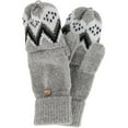 thumbnail image 2 of Grand Sierra  Convertible Winter Pattern Knit Fingerless Glove to Mitten (Women), 2 of 3