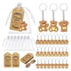 thumbnail image 1 of 20PCS Baby Shower Souvenirs Gift Bear Keychain Organza Bag, 1 of 5