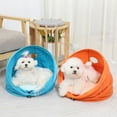 thumbnail image 3 of OUSITAID Animal Nid Conception Semi-Fermée Étanche à l'Humidité Chiens Chats Yourte Style Nid Animaux Fournitures, 3 of 10