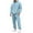 Light Blue, variant on Men's Fleece-Lined Thermal Two-Piece Tracksuit Set, Solid Color Hoodie with Cuffed Joggers and Elastic Waist for Casual Outdoor Activities and Winter Sports,Army Green,L