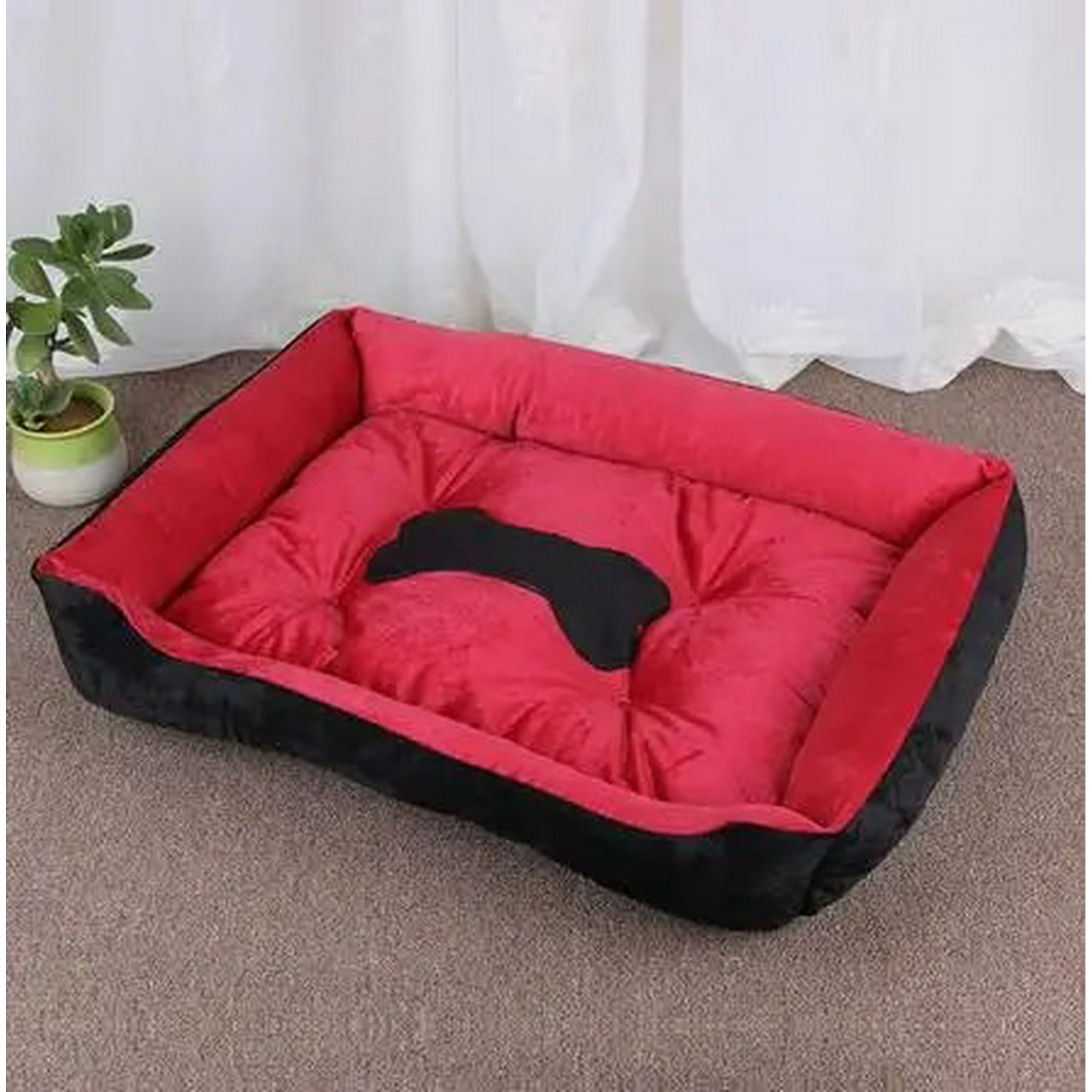 Black Friday deal Pet Large Dog Bed Warm House Candy colored Square Nest Pet Kennel For Small Medium Large Dogs Cat Puppy Plus Size Dog Baskets Walmart