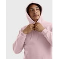 thumbnail image 4 of Men's Hanes® EcoSmart Fleece Pullover Hoodie Color: Pale Pink Size: M, 4 of 7