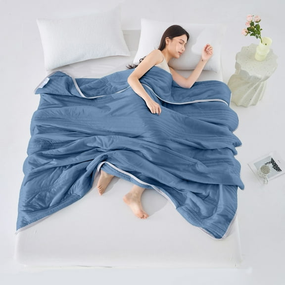 Miogawg Cooling Comforter, All Season Blanket For Hot Sleepers, Lightweight Comforter For Night Sweats, Double-Sided Cooling Bedding For Bed, Sofa